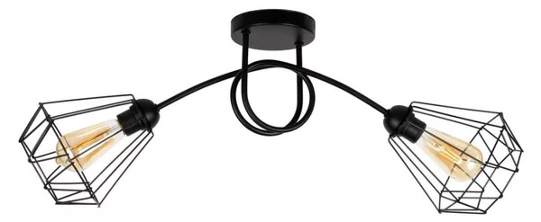 Lampadario a plafone DIAMENT 2xE27/60W/230V
