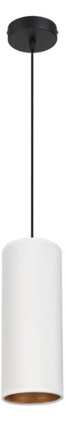 Lampadario a cavo AVALO 1xE27/60W/230V bianco/rame