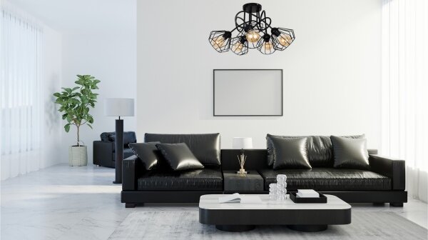 Lampadario a plafone CEED 5xE27/60W/230V