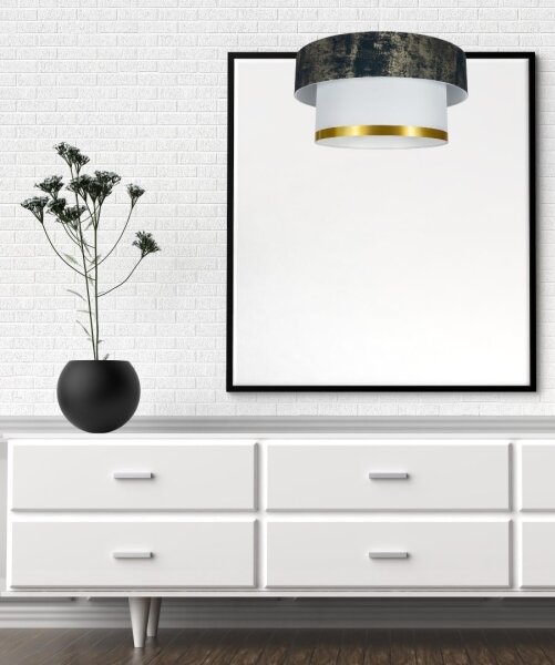 Lampadario a sospensione con filo RESSA 1xE27/60W/230V verde