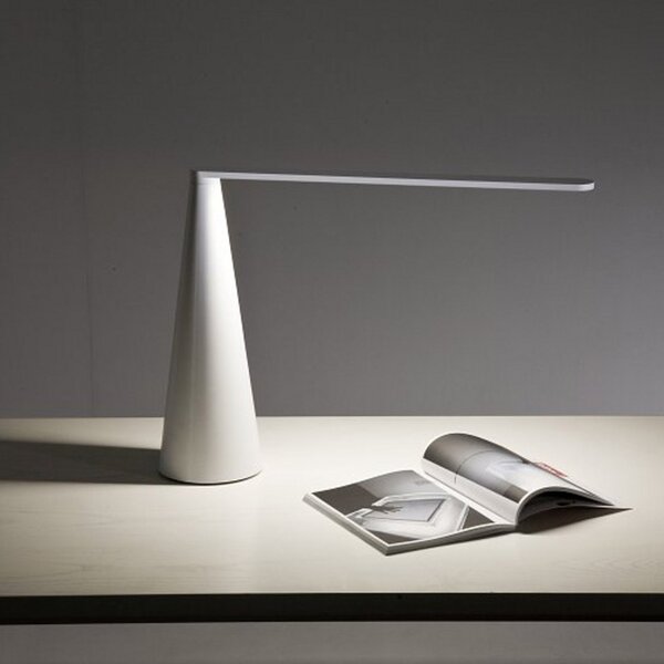 Lampade da tavolo Martinelli Luce, Elica, Bianco, Soggiorno, Metallo, Moderno