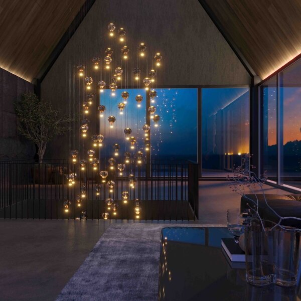 MAXLIGHT P0526D - Lampadario a sospensione con filo LED dimmerabile PALLONCINI 11xLED/6W/230V