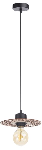 Lampadario a sospensione con filo FALCO 1xE27/60W/230V diametro 20 cm beige