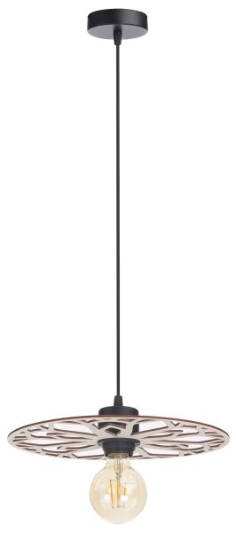 Lampadario a sospensione con filo FALCO 1xE27/60W/230V diametro 30 cm beige