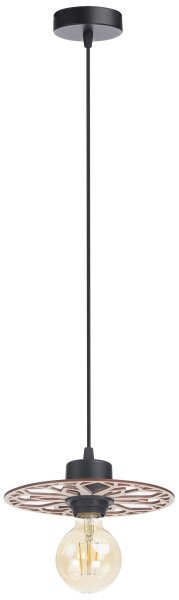 Lampadario a sospensione con filo FALCO 1xE27/60W/230V diametro 20 cm beige