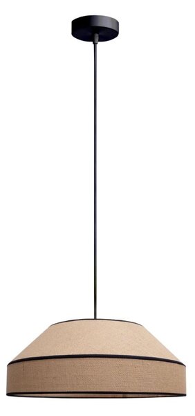 Lampadario a sospensione con filo MANISO 1xE27/60W/230V diametro 45 cm beige