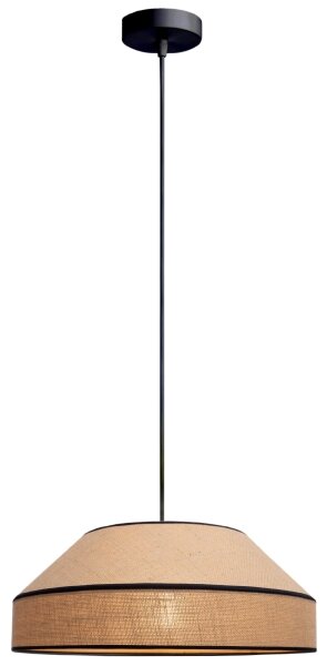 Lampadario a sospensione con filo MANISO 1xE27/60W/230V diametro 45 cm beige