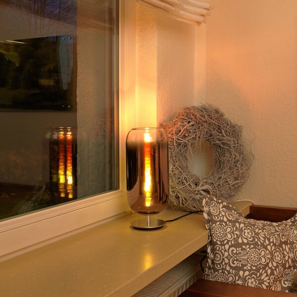 Lampade da tavolo Artemide, Gople Mini, Rame, Soggiorno, Vetro, Design