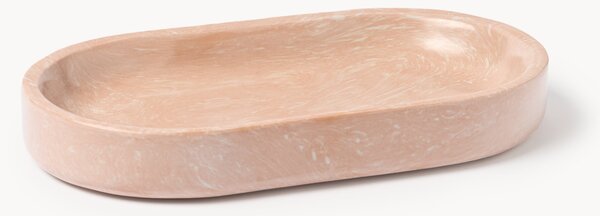 Vassoio da portata in marmo ingegnerizzato Elara, larg.28 cm