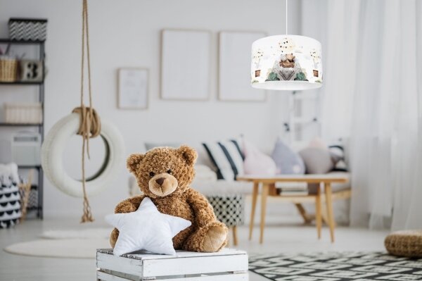 Lampadario per bambini BEARS 1xE27/60W/230V