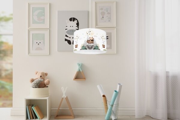 Lampadario per bambini BEARS 1xE27/60W/230V