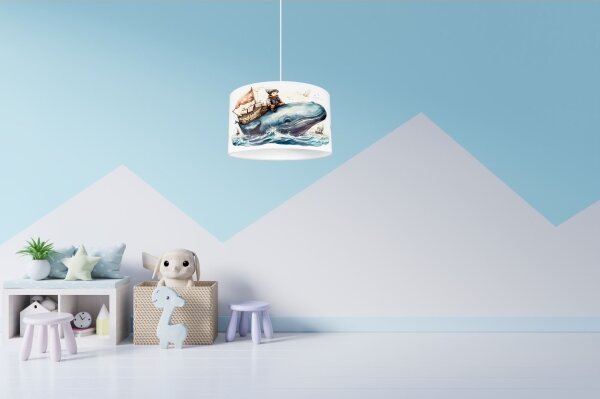 Lampadario per bambini OCEAN 1xE27/60W/230V