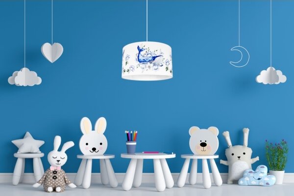 Lampadario per bambini OCEAN 1xE27/60W/230V