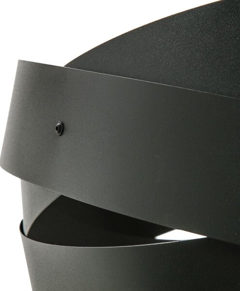 Zuma Line 1116 - Lampadario a sospensione con supporto rigido TORNADO 3xE27/40W/230V nero