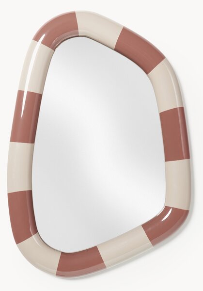 Specchio da parete organico Irina, alt. 65 cm