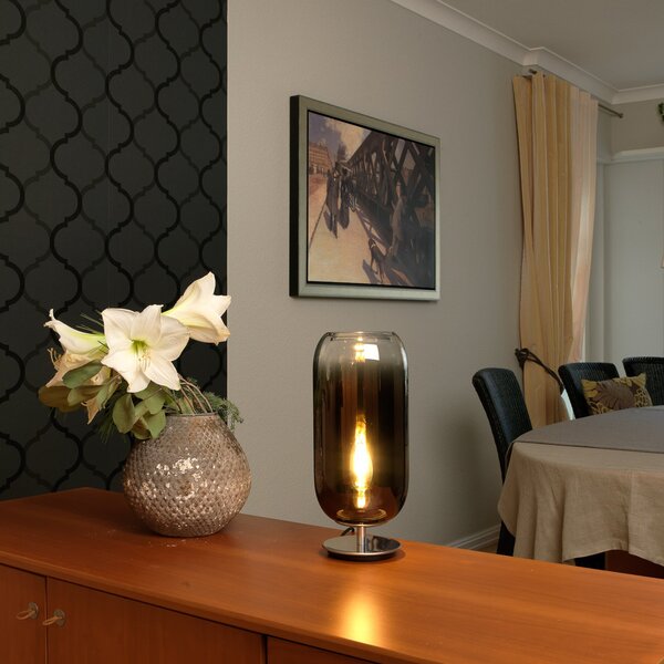 Lampade da tavolo Artemide, Gople Mini, Bronzo / Ottone anticato, Soggiorno, Vetro, Design