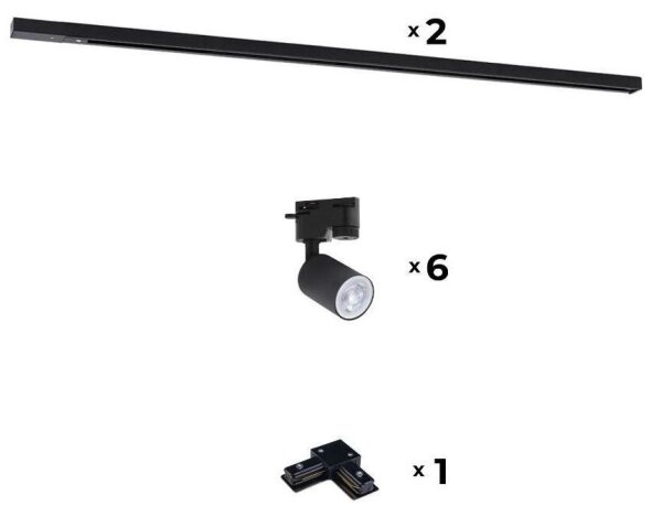 Zuma Line 3016 - Faretto per sistema a binario REFLEKTOR 6xGU10/10W/230V