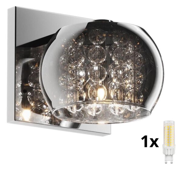 Brilagi - LED Applique di cristallo JEWEL 1xG9/42W/230V