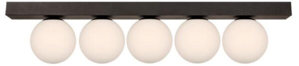 Zuma Line 1202 - Plafoniera SFERA 5xG9/8W/230V nero