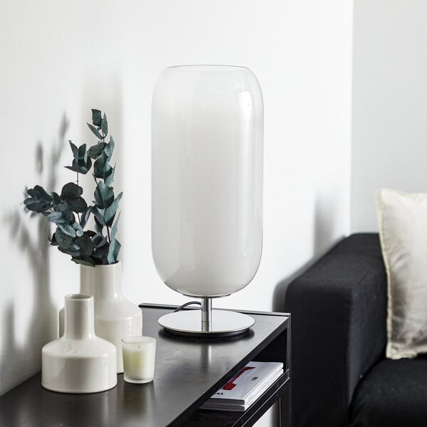 Lampade da tavolo Artemide, Gople, Bianco, Soggiorno, Vetro, Design