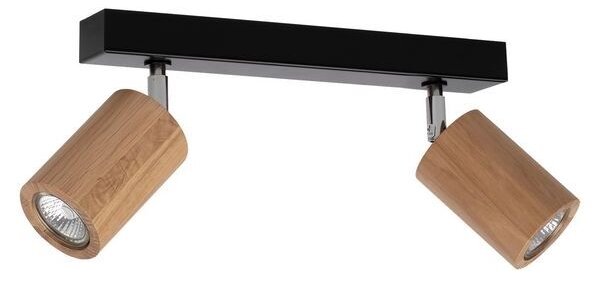 Spot-Light 3912174 - LED Faretto da soffitto MATTI 2xGU10/5W/230V rovere