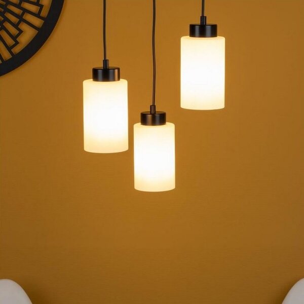 Spot-Light 1721304 - Lampadario a sospensione BOSCO 3xE27/60W/230V