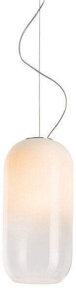 Lampada a sospensione Artemide, Gople, dimmerabile, Bianco, Soggiorno, Vetro, Design