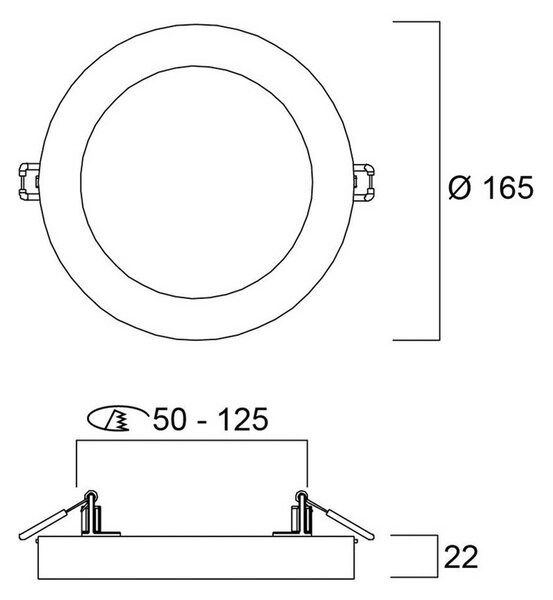 Sylvania Plafoniera a LED START 5in1, dimmerabile, Bianco / Opale, Corridoio, Plastica, Plafoniera LED