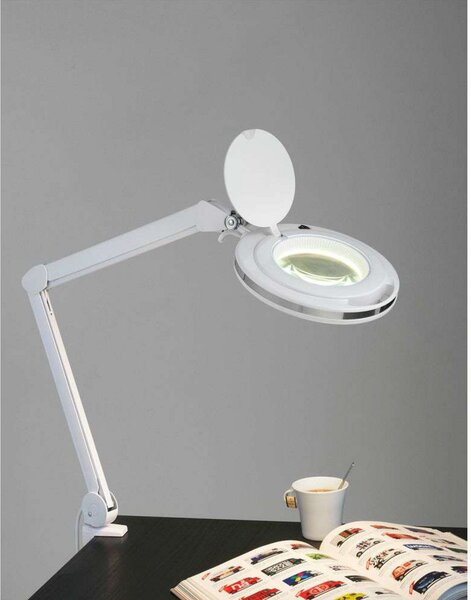 Lampade da tavolo Halo Design, Bianco, Studio / Ufficio, Alluminio