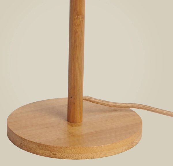 Good & Mojo Lampada da tavolo Java, Legno chiaro, Soggiorno / Sala da pranzo, bambù, Design, Lampada da tavolo
