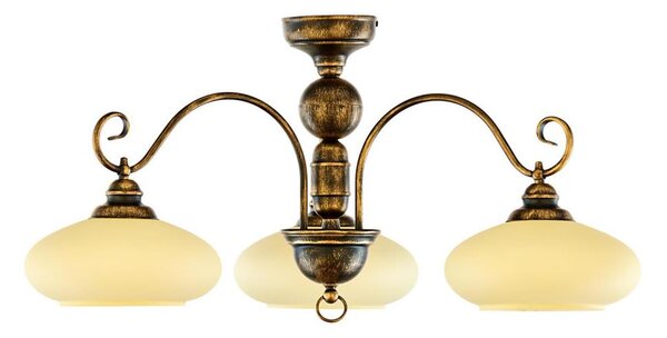 Jupiter 397 - BO-3 PL - Lampadario fisso BOLERO 3xE27/60W