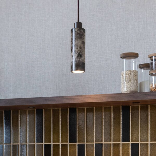 It's about RoMi Lampada a sospensione Tivoli, dimmerabile, Marrone / Ruggine, Soggiorno / Sala da pranzo, Pietra, Design, Lampada a sospensione