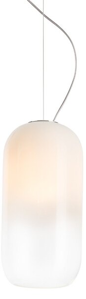 Lampada a sospensione Artemide, Gople Mini, dimmerabile, Bianco, Soggiorno, Vetro, Design