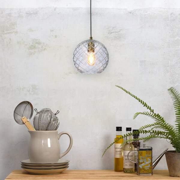 It's about RoMi Lampada a sospensione Venice, dimmerabile, Chiaro / Trasparente, Soggiorno / Sala da pranzo, Vetro, Design, Lampada a sospensione