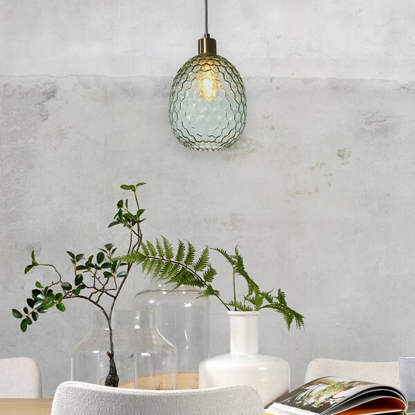 It's about RoMi Lampada a sospensione Venice, dimmerabile, Verde, Soggiorno / Sala da pranzo, Vetro, Design, Lampada a sospensione