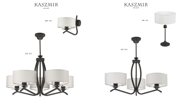JUPITER 1278-KS3G - Lampadario KASZMIR 3xE27/60W