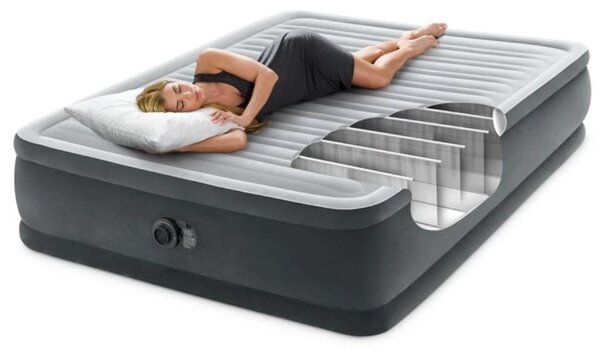 Materasso letto gonfiabile 203x152cm con pompa DELUXE 64414ND
