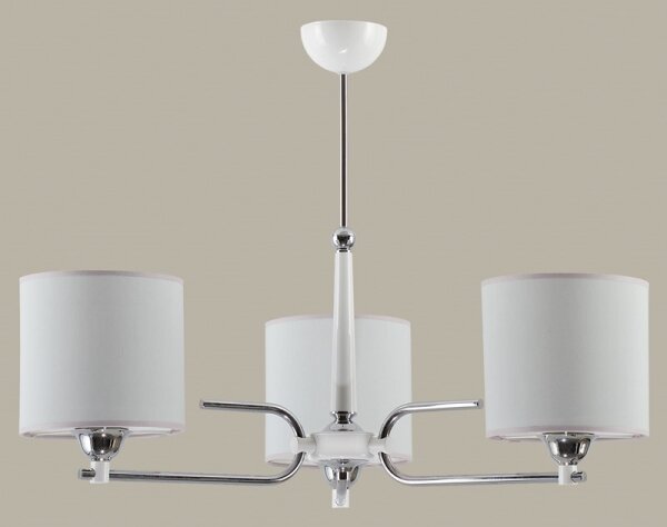 Jupiter 1404 - TW 3 B - Lampadario a sospensione con supporto rigido TWINGO 3xE27/60W/230V