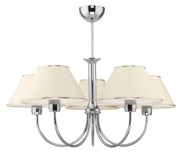 Jupiter 1580 - BG 5 CH - Lampadario a sospensione con supporto rigido BEGAMO 5xE27/60W