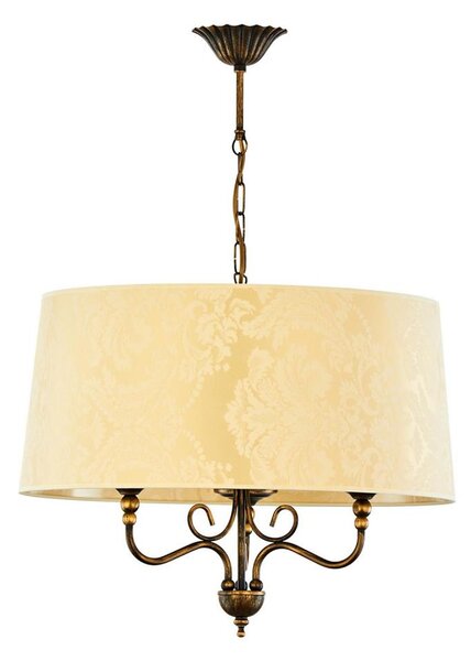 Jupiter 1749 - Lampadario a sospensione con catena SOFIA 3xE27/60W/230V