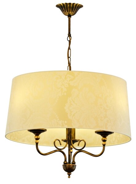 Jupiter 1749 - Lampadario a sospensione con catena SOFIA 3xE27/60W/230V