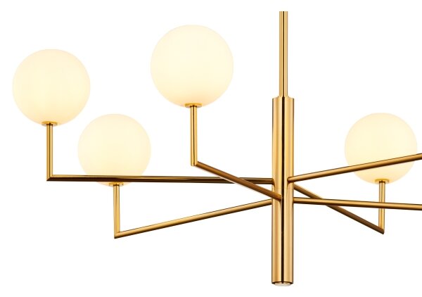 Jupiter 1930 - Lampadario su palo FEME 6xG9/40W/230V ottone