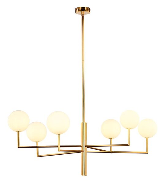 Jupiter 1930 - Lampadario su palo FEME 6xG9/40W/230V ottone