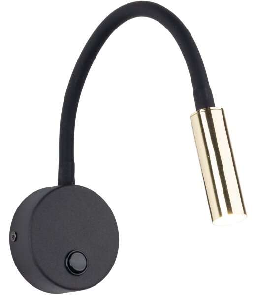 Applique LAGOS 1xG9/3W/230V nero/oro
