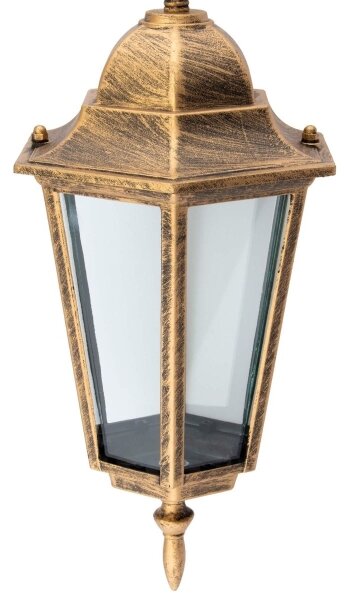 Lampadario su catena da esterno 1xE27/60W/230V dorato IP44