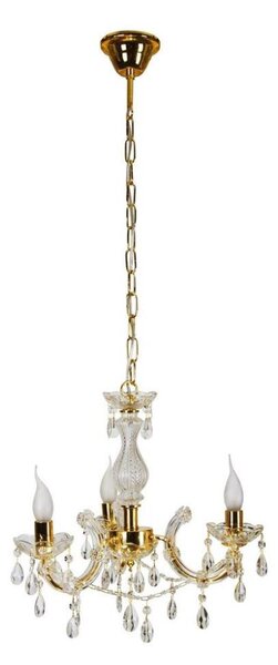 Lampadario a sospensione con catena MARIA TERESA 3xE14/40W/230V