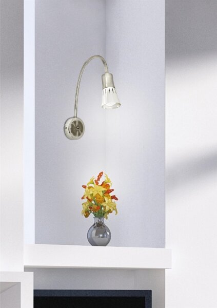 Lampada flessibile ARENA 1xE14/40W/230V cromo