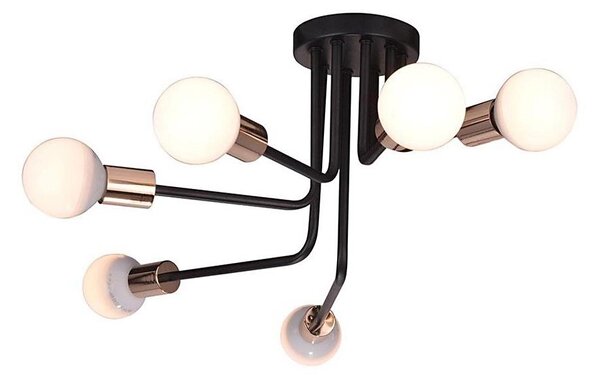 Lampadario a plafone SPILL 6xE27/60W/230V