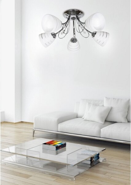 Lampadario a plafone SIMPLI 5xE27/40W/230V