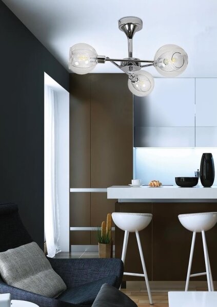 Lampadario a sospensione OZZO 3xE14/40W/230V